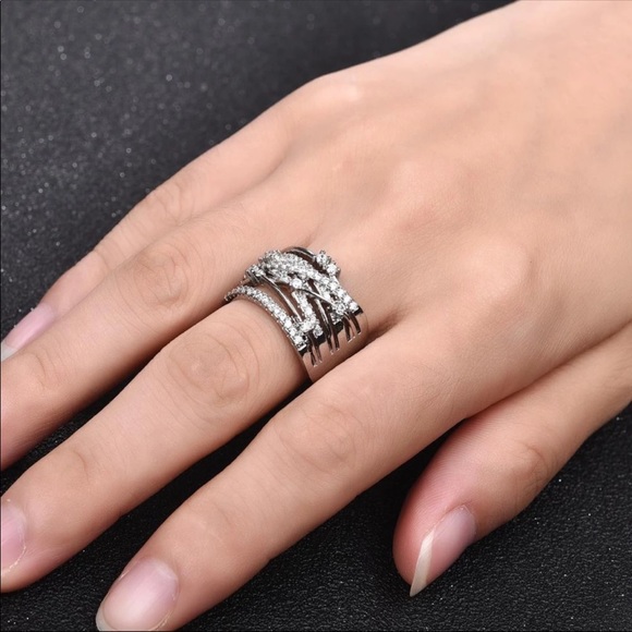 New Arrival Silver Zircon Stone Ring for Women - Picture 4 of 8